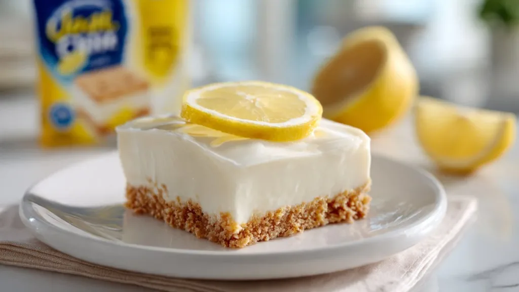 Sunshine No-Bake Lemon Icebox Cake : Bright & Easy Dessert