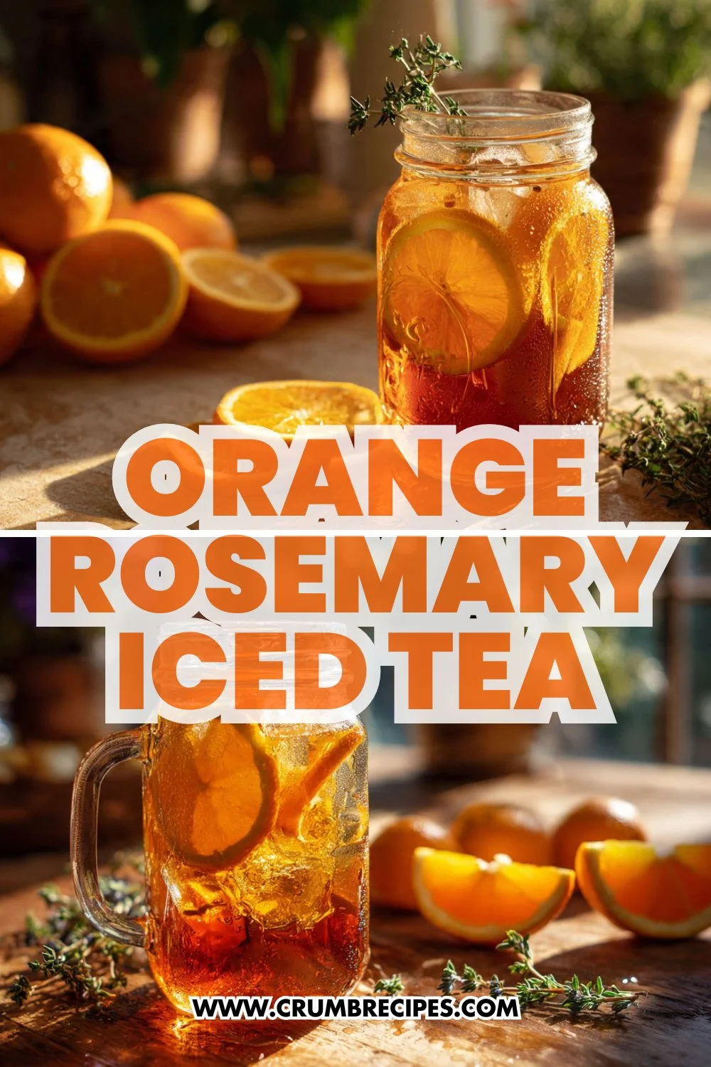 Orange Rosemary Iced Tea