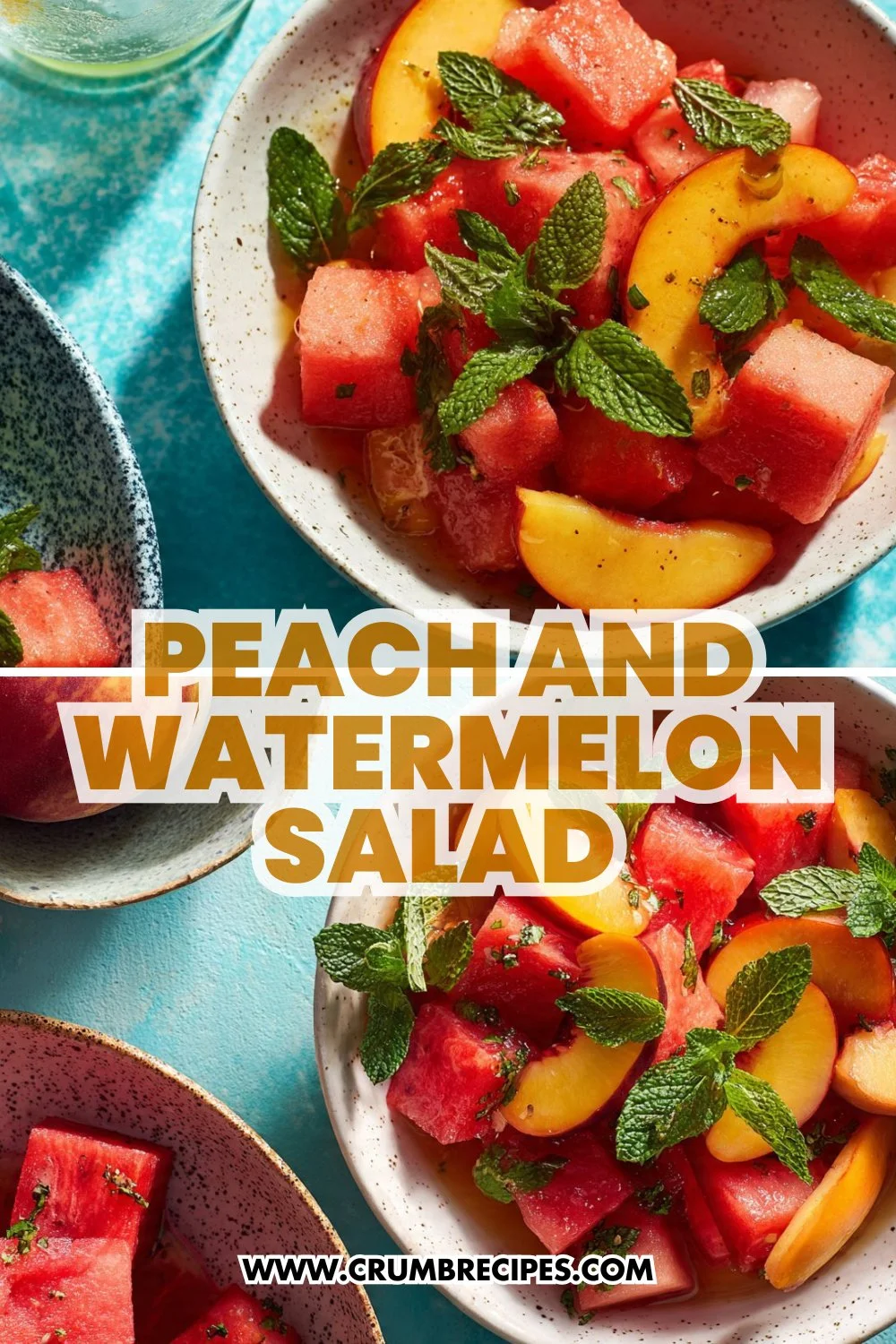 Peach and Watermelon Salad - delicious