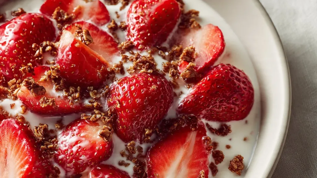 Refreshing Strawberry Crackle Salad