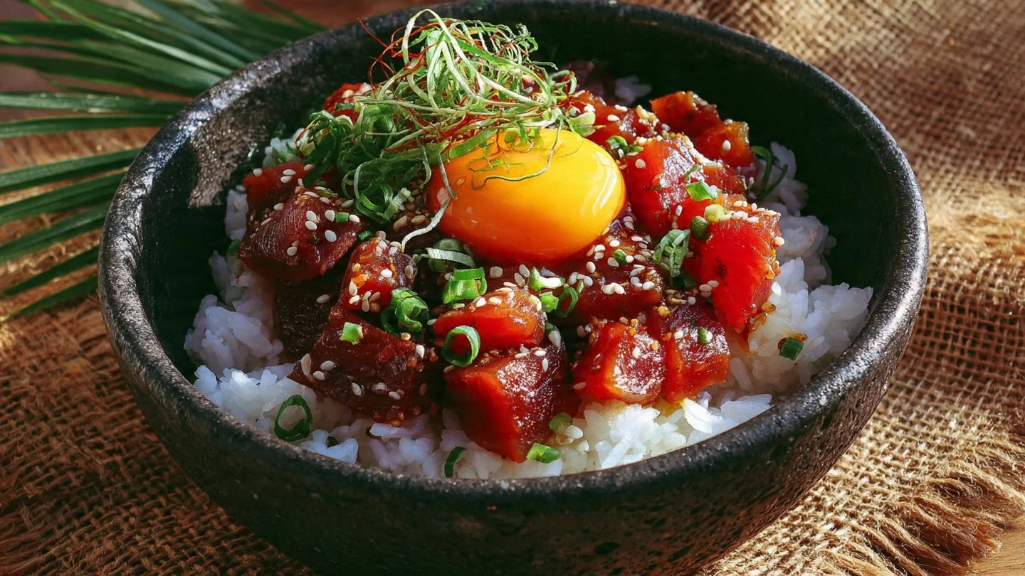 Seared Ahi Tuna Poke Bowl : Bright, Sesame-Crusted & Easy tuna poke bowls Seared Tuna Poke Bowls (With Ahi/ Yellowfin Tuna)