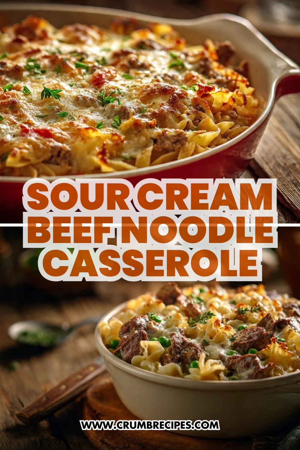 Creamy Sour Cream Beef Noodle Casserole : Weeknight Comfort Bake beef noodle casserole Sour Cream Beef Noodle Casserole