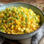 Delicious Southwest Corn Dip served in a bowl, perfect for parties or gatherings.