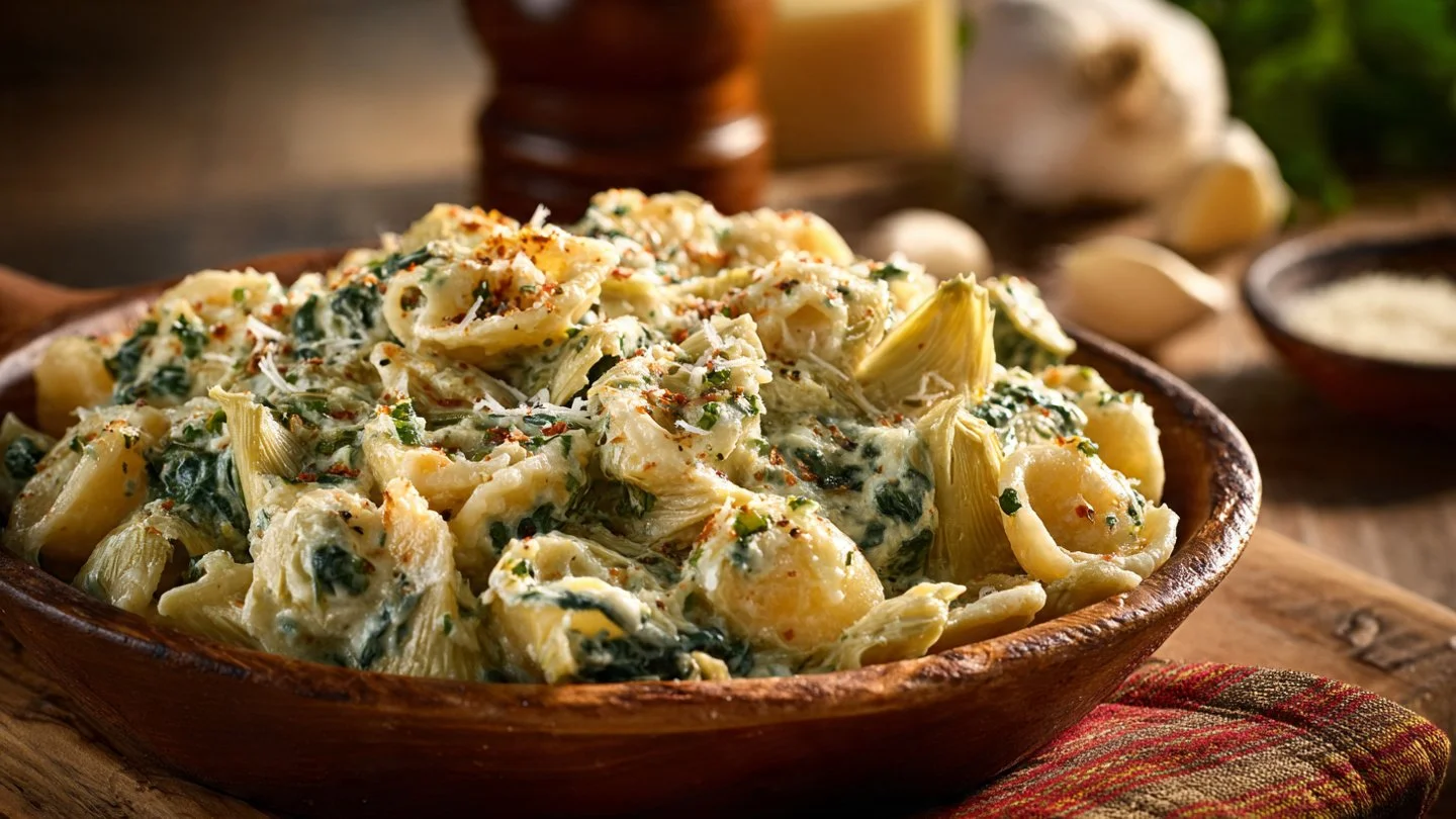 Spinach Artichoke Pasta