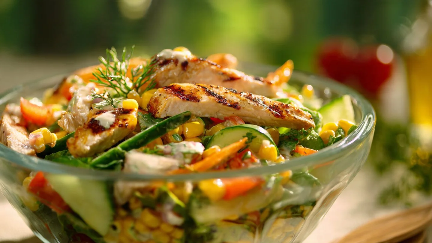 Street Corn Creamy Cucumber Chicken Salad: An Amazing Ultimate Recipe
