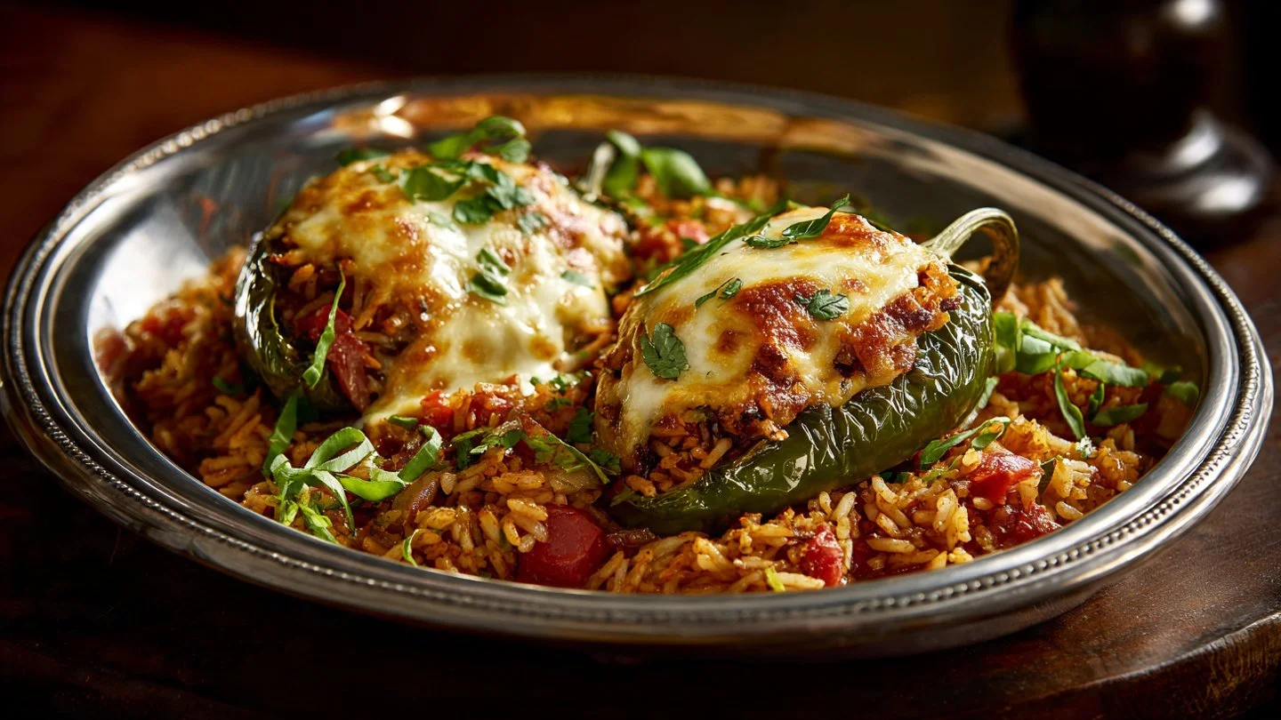 Stuffed Poblano Peppers