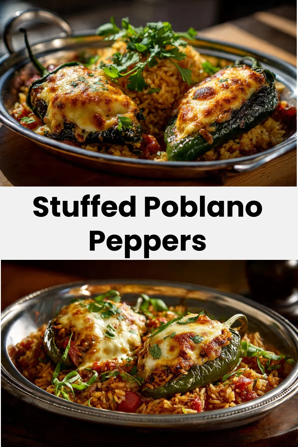 Stuffed Poblano Peppers