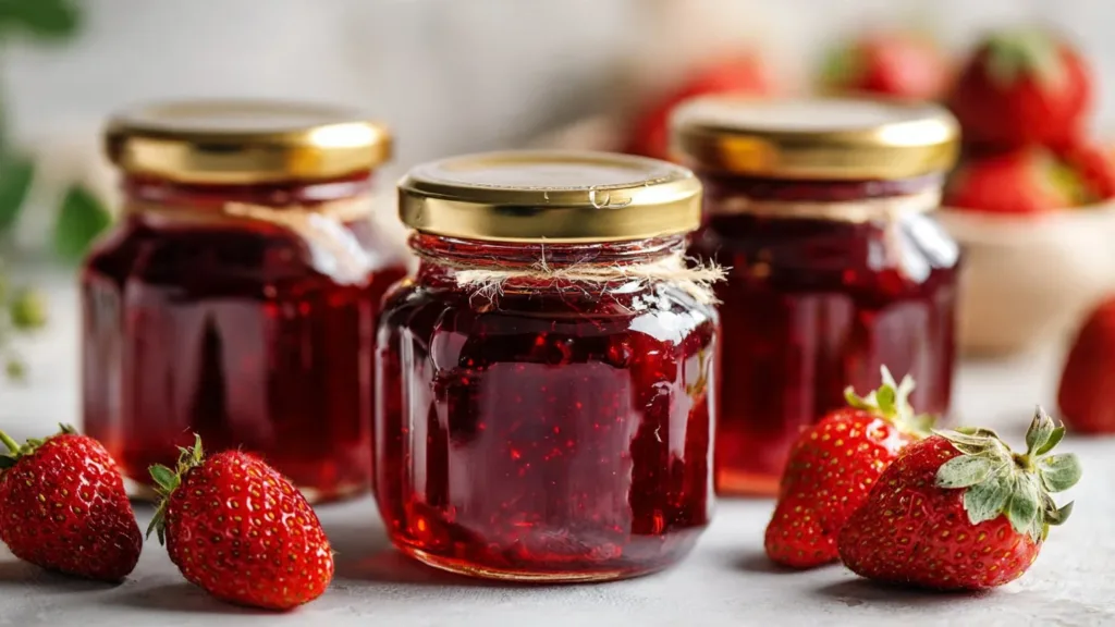 No-Fail Super Easy Strawberry Freezer Jam : Quick Recipe for Busy Bakers
