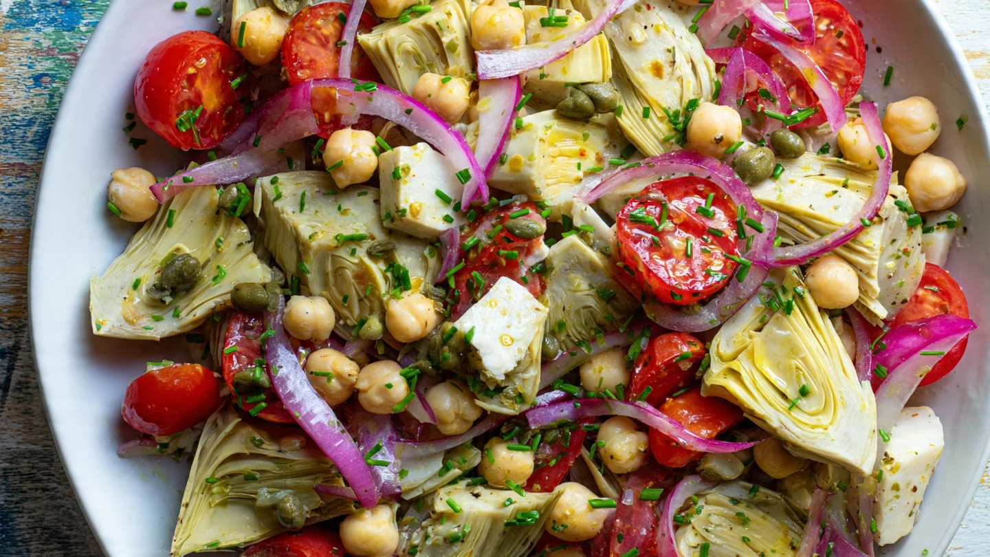 Tuscan Artichoke Tomato Salad