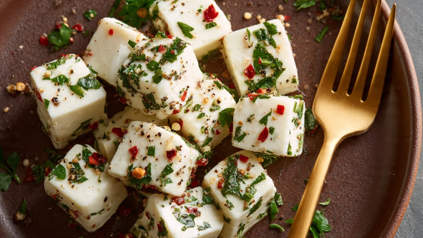 Zesty Marinated Mozzarella with Sun-Dried Tomatoes Delight