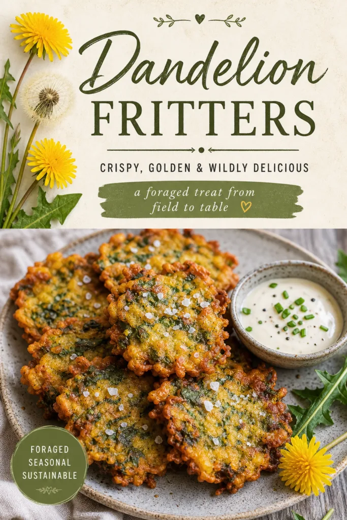 Dazzling Dandelion Fritters: A Delightful and Unique Snack!