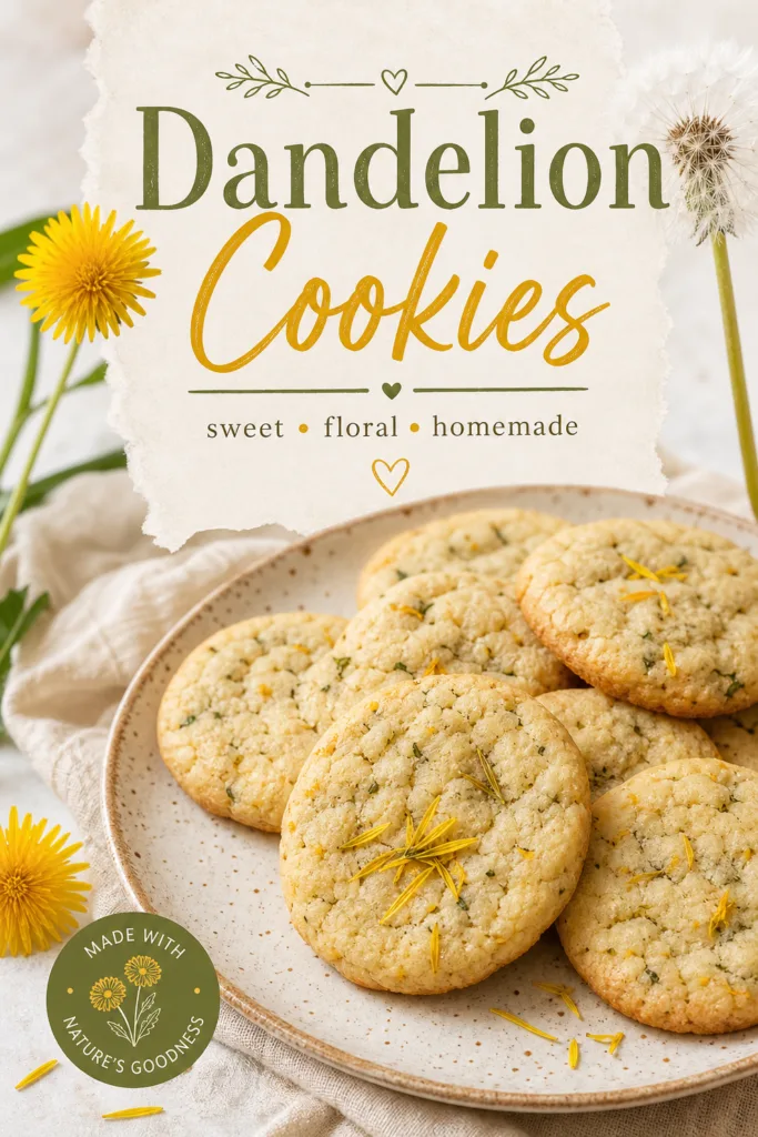 Wonderfully Whimsical Dandelion Cookies Recipe