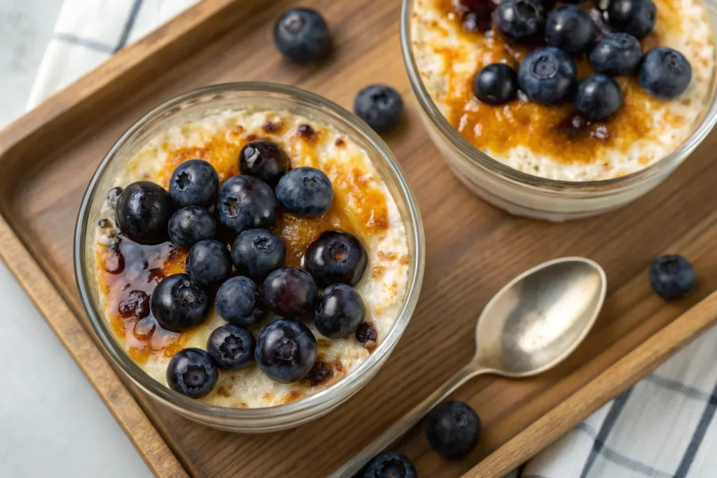 Baked Blueberry Cottage Cheese Breakfast Bowls