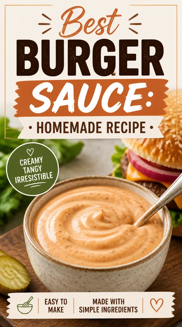 Best Burger Sauce: Homemade Recipe