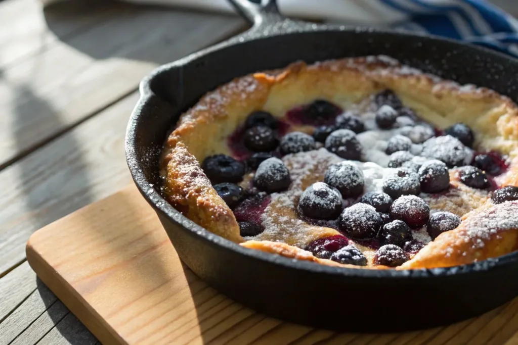 Blueberry Lemon Dutch Baby Recipe Dutch Baby Blueberry Lemon Dutch Baby Recipe