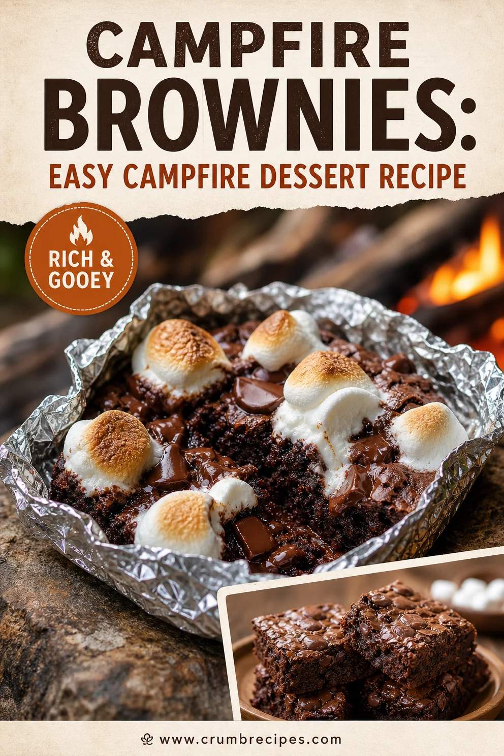 Campfire Brownies: Easy Campfire Dessert Recipe