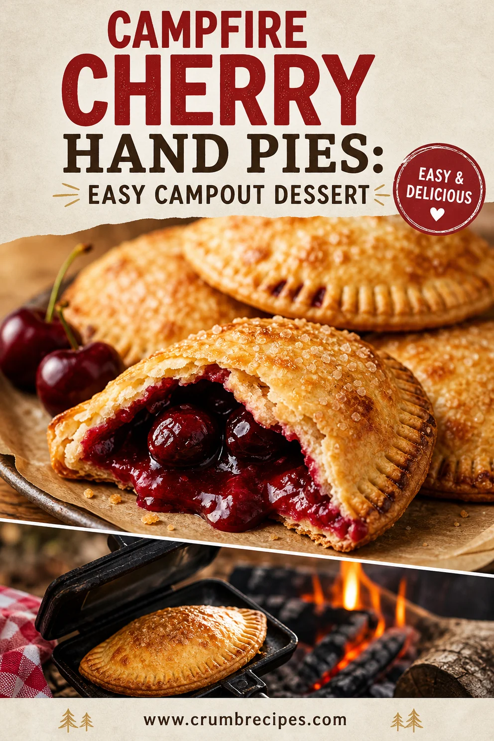 Campfire Cherry Hand Pies: Easy Campout Dessert cherry hand pies Campfire Cherry Hand Pies: Easy Campout Dessert