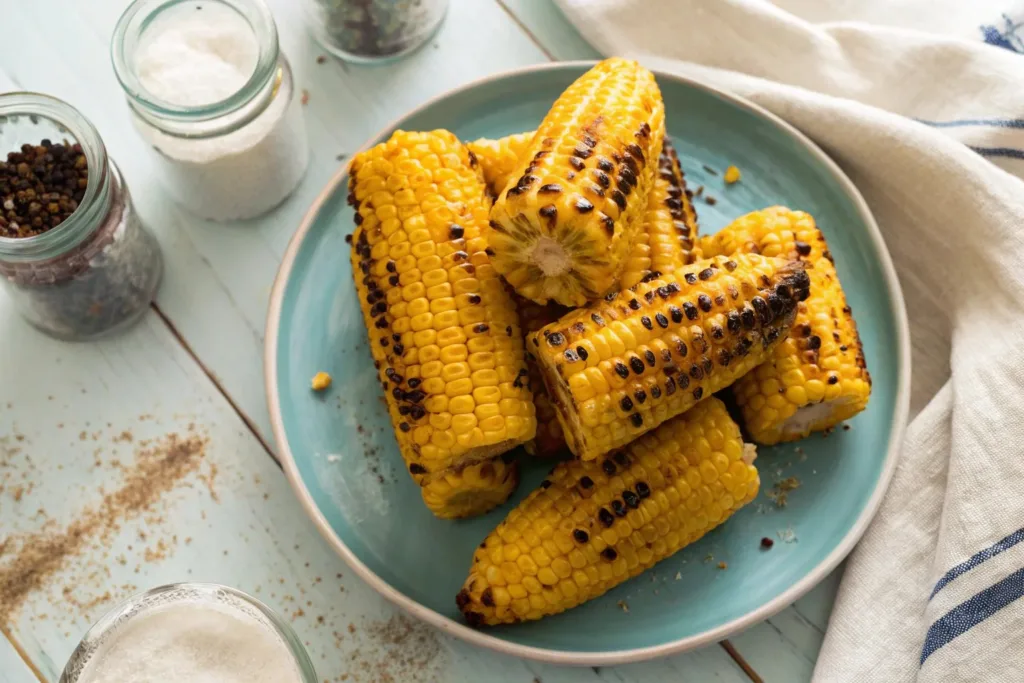 Campfire Grilled Corn: Simple Summer Snack grilled corn Campfire Grilled Corn: Simple Summer Snack
