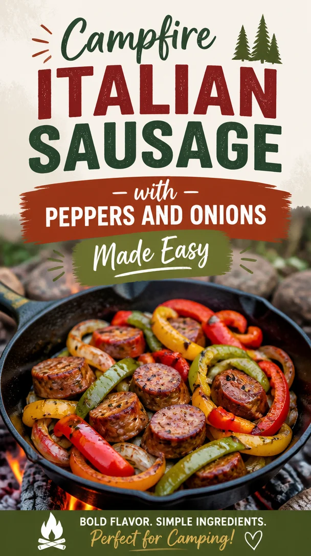 Campfire Italian Sausage with Peppers and Onions Made Easy