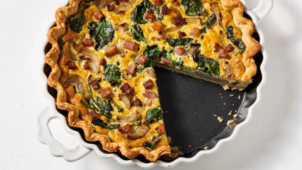 Caramelized Onion and Pancetta Quiche Recipe
