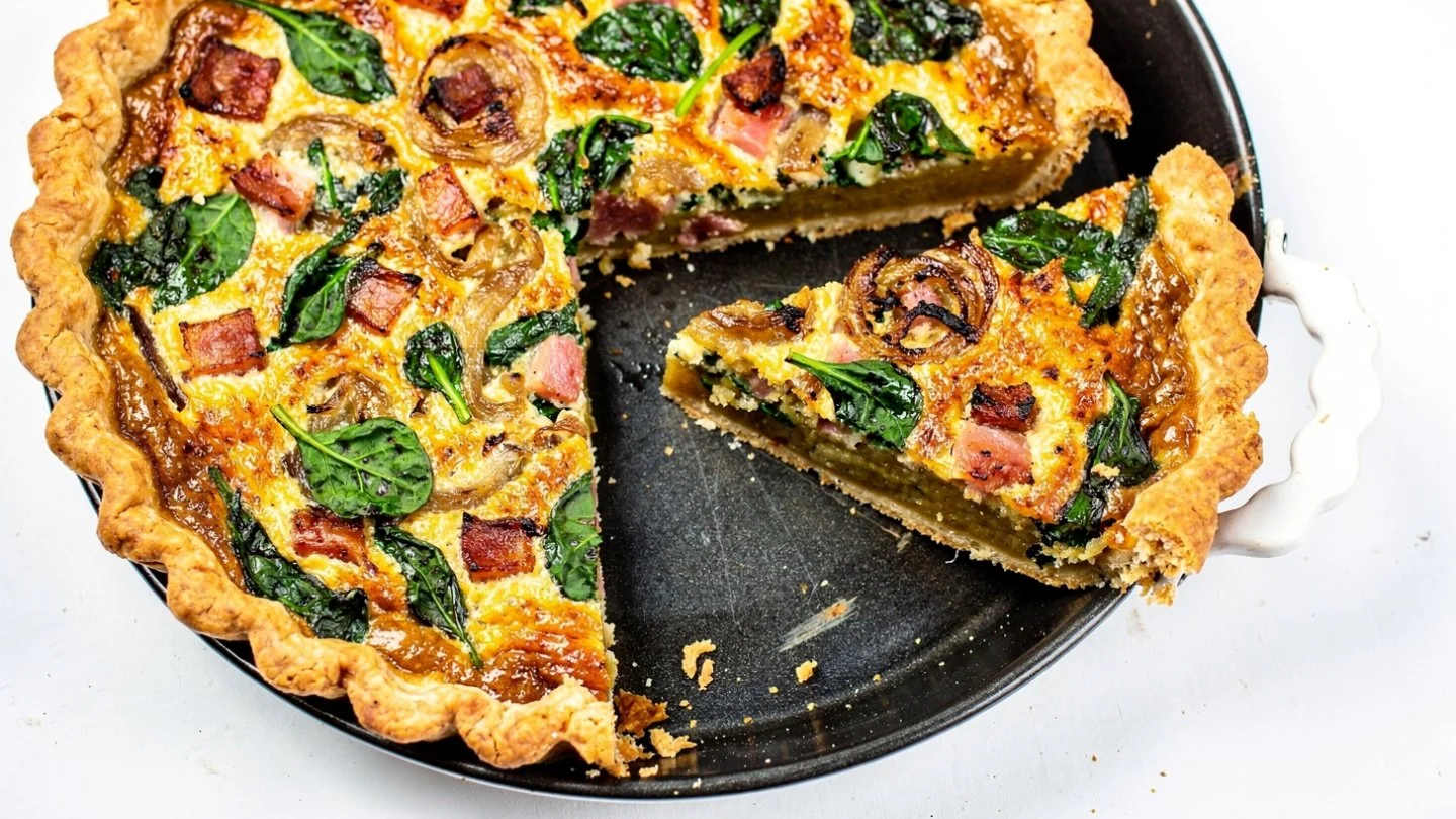 Caramelized Onion and Pancetta Quiche Recipe
