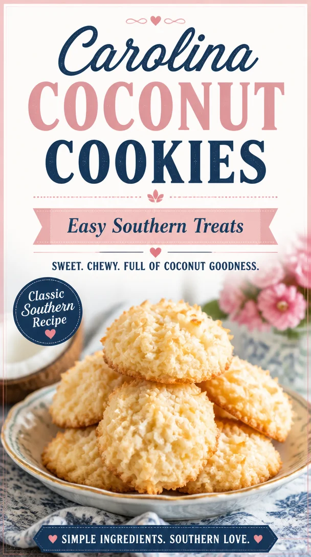 Carolina Coconut Cookies: Easy Southern Treats