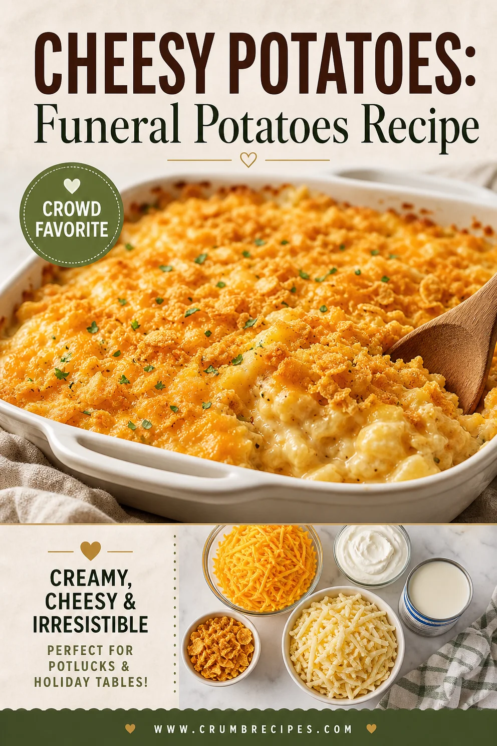 Cheesy Potatoes: Funeral Potatoes Recipe funeral potatoes Cheesy Potatoes: Funeral Potatoes Recipe