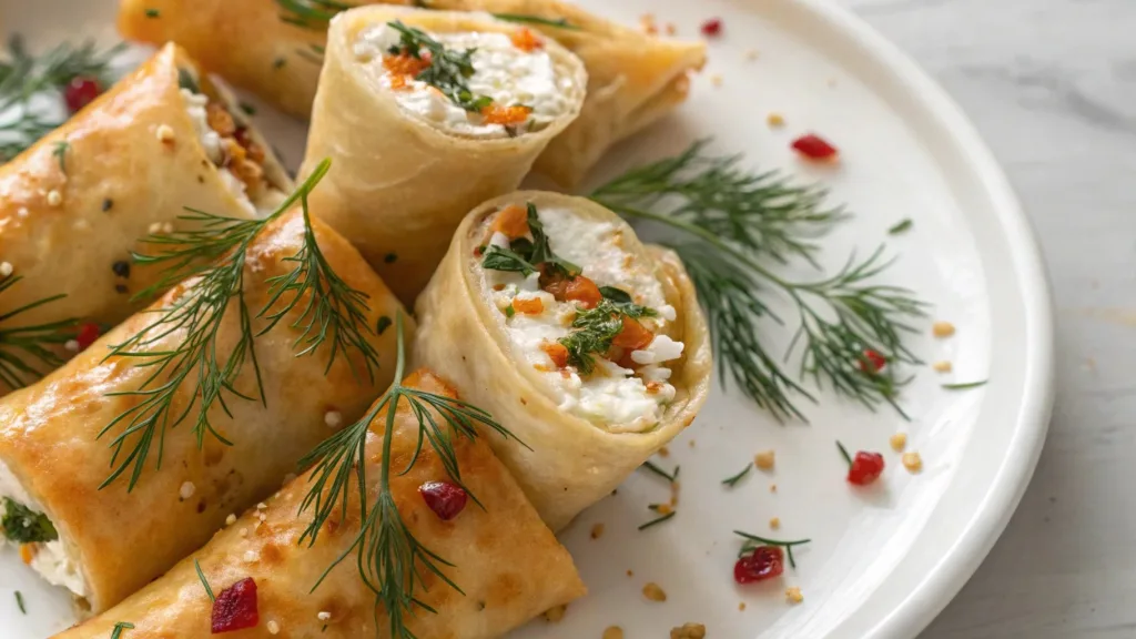 Chili Honey Feta Rolls - Irresistible Party Appetizer