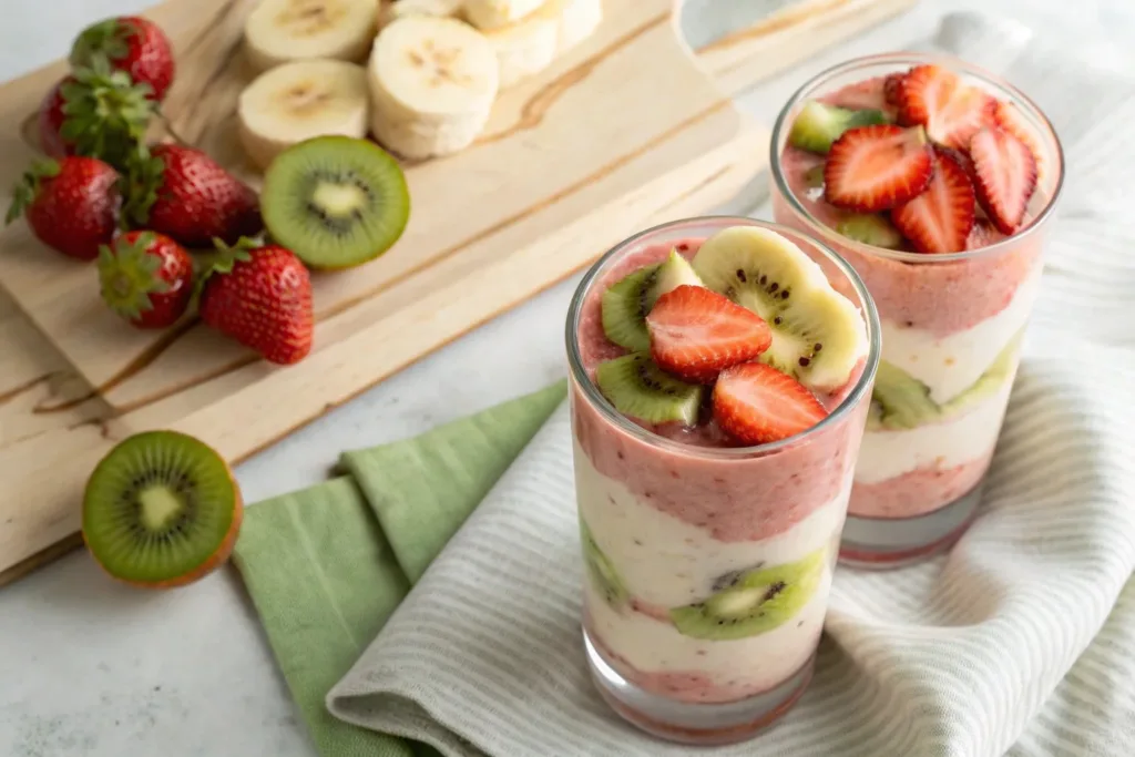 Coconut Strawberry Kiwi Smoothie: Easy Recipe Coconut Strawberry Kiwi Smoothie Coconut Strawberry Kiwi Smoothie: Easy Recipe