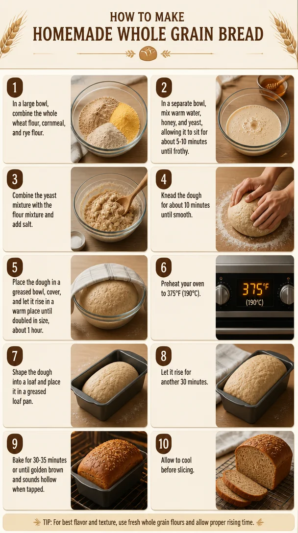 Cornmeal Rye Bread: Easy Homemade Recipe