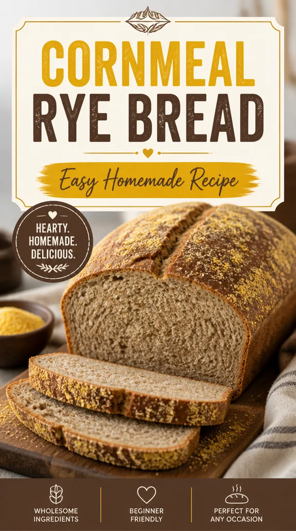Cornmeal Rye Bread: Easy Homemade Recipe