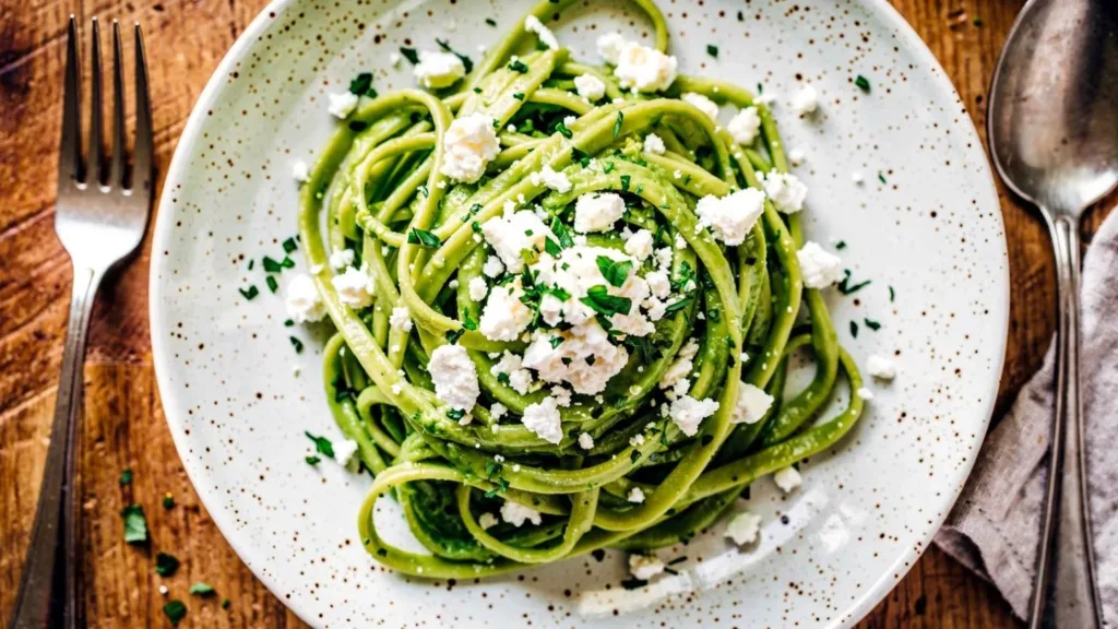 Creamy Mexican Green Spaghetti Recipe