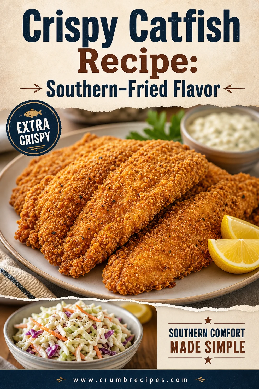 Crispy Catfish Recipe: Southern-Fried Flavor Crispy Southern Fried Catfish Crispy Catfish Recipe: Southern-Fried Flavor