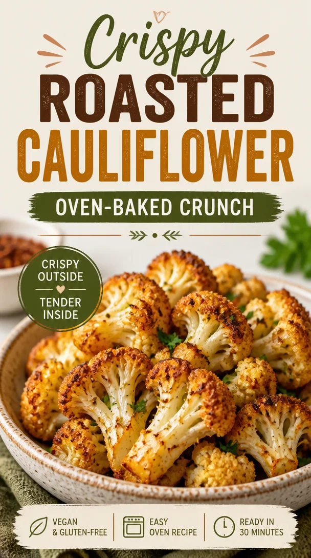 Crispy Roasted Cauliflower: Oven-Baked Crunch