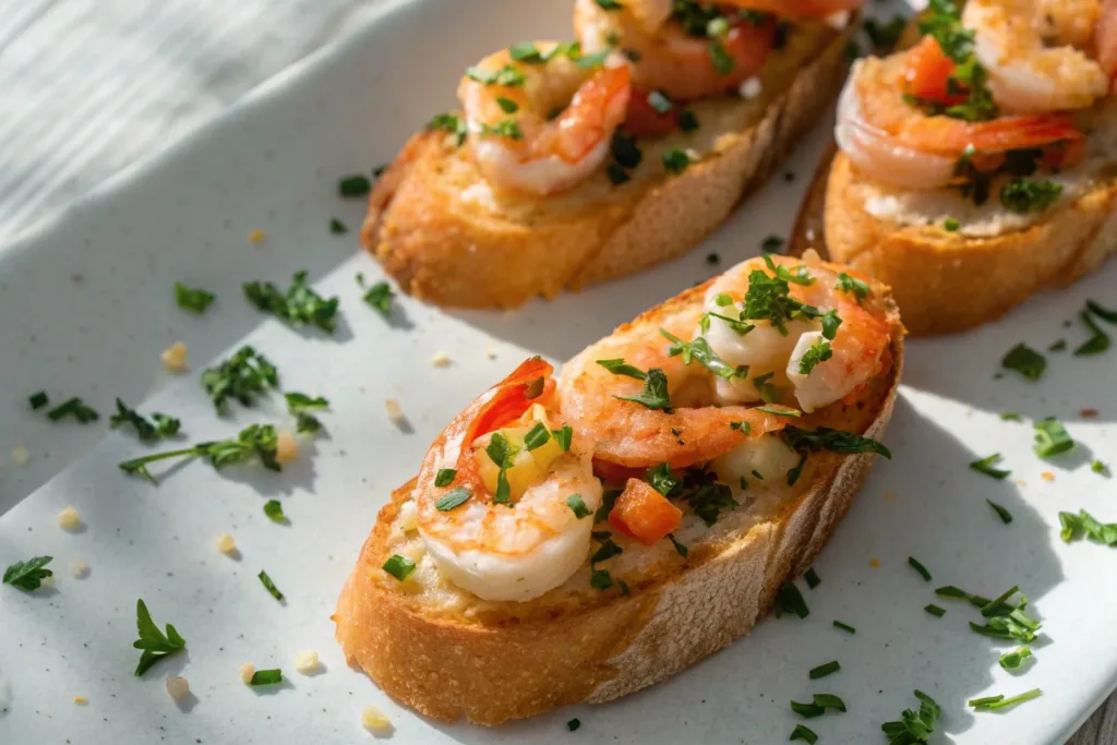 Easy Baked Shrimp Crostini: Appetizer Recipe