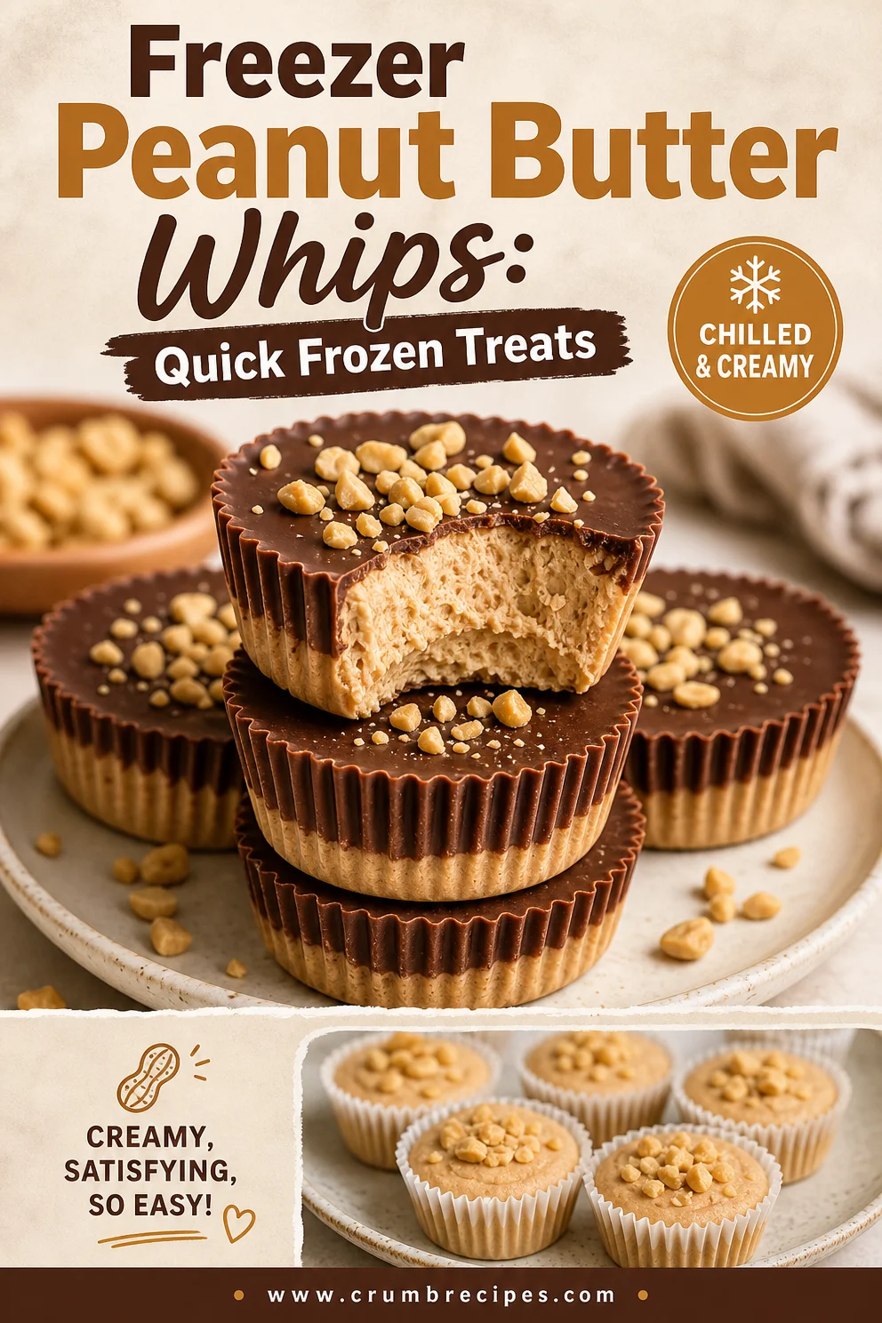 Freezer Peanut Butter Whips: Quick Frozen Treats Peanut Butter Whips Freezer Peanut Butter Whips: Quick Frozen Treats