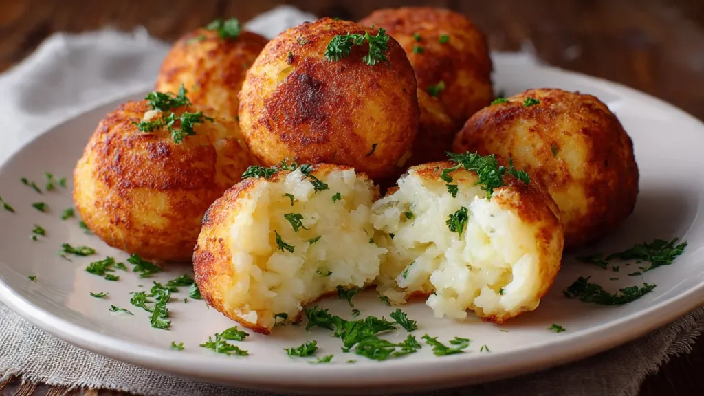 Crunchy German Potato Balls with Sauerkraut: A Comforting Delight