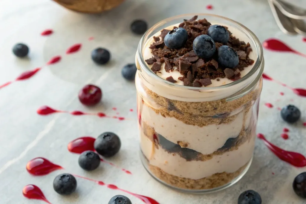 Healthy Protein Cheesecake Jars: 5-Minute Recipe protein cheesecake Healthy Protein Cheesecake Jars: 5-Minute Recipe