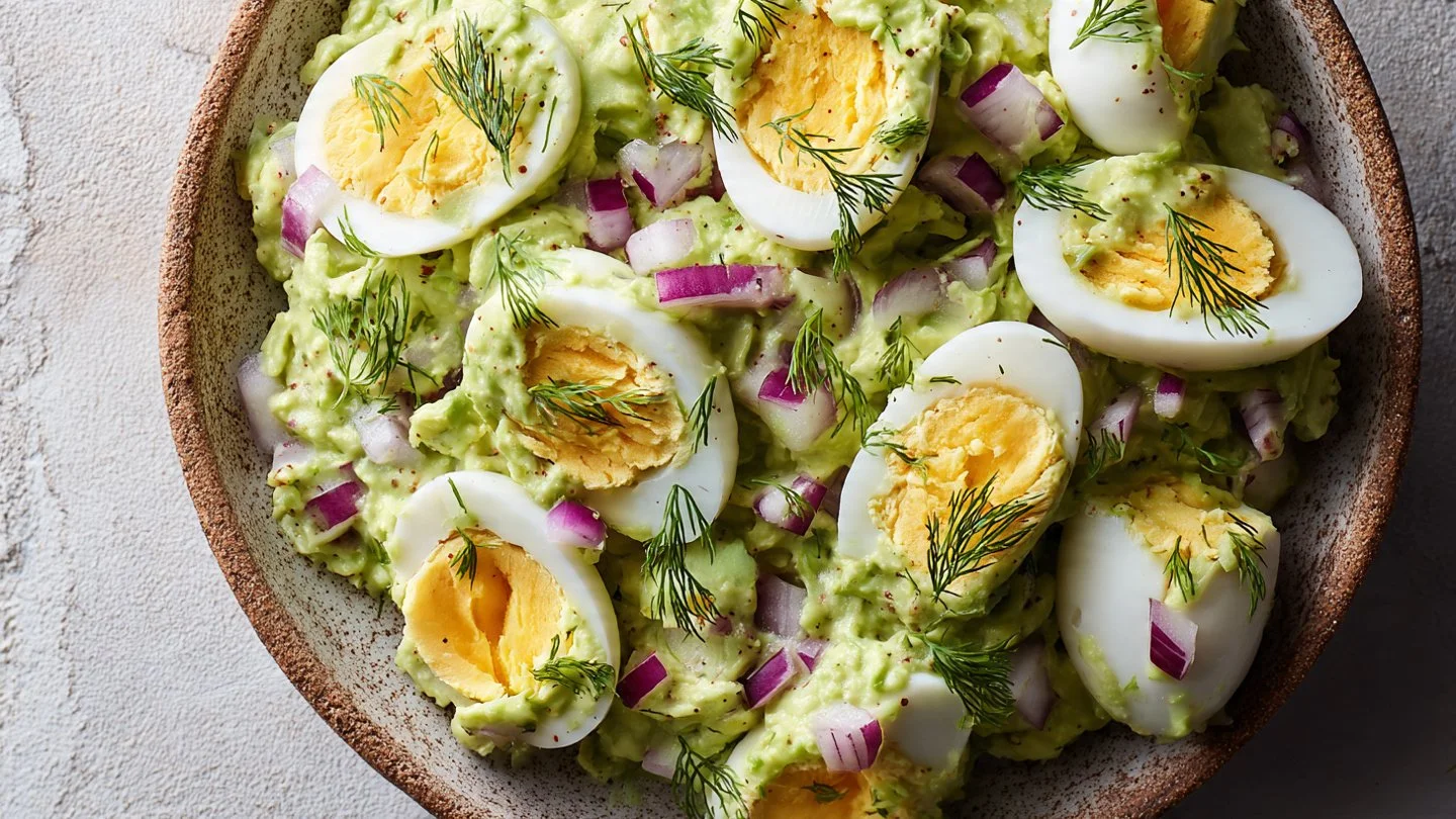 Herby Avocado Egg Salad: Easy Lunch