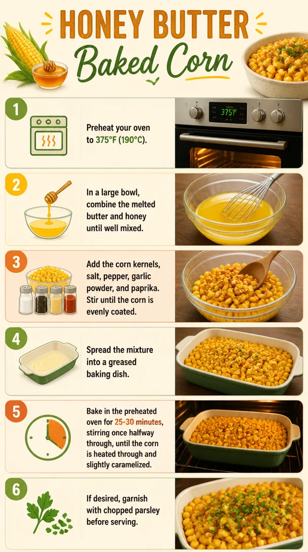 Honey Butter Oven Baked Corn: Perfect Side Dish