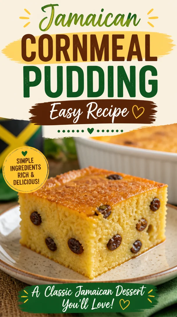 Jamaican Cornmeal Pudding: Easy Recipe Cornmeal Pudding Jamaican Cornmeal Pudding: Easy Recipe