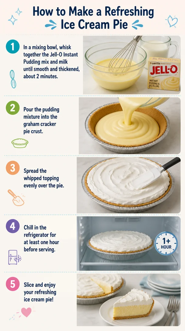 Jell-O Instant Pudding Ice Cream Pie Recipe