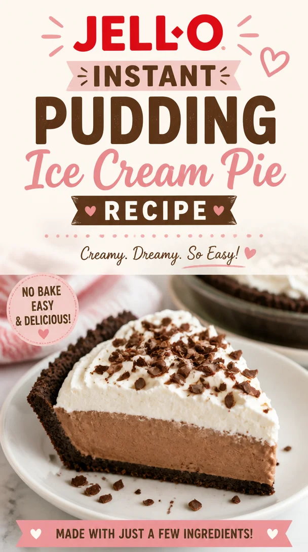 Jell-O Instant Pudding Ice Cream Pie Recipe
