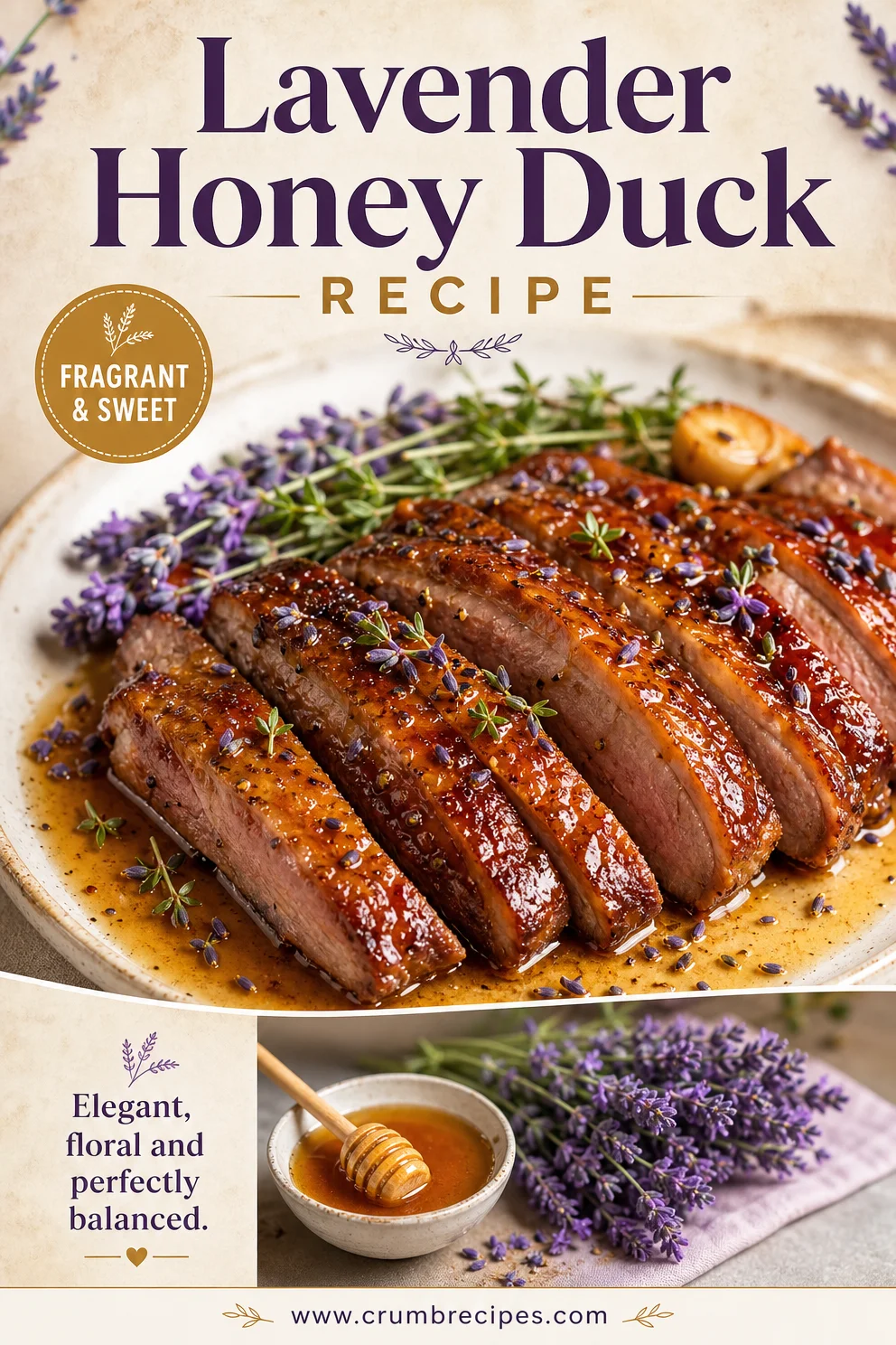 Lavender Honey Duck Recipe