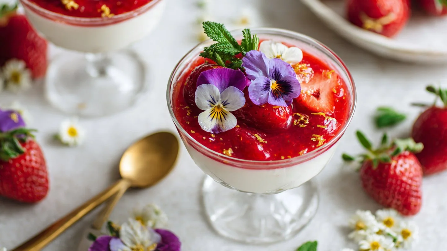 Lemon Vanilla Bean Panna Cotta Recipe
