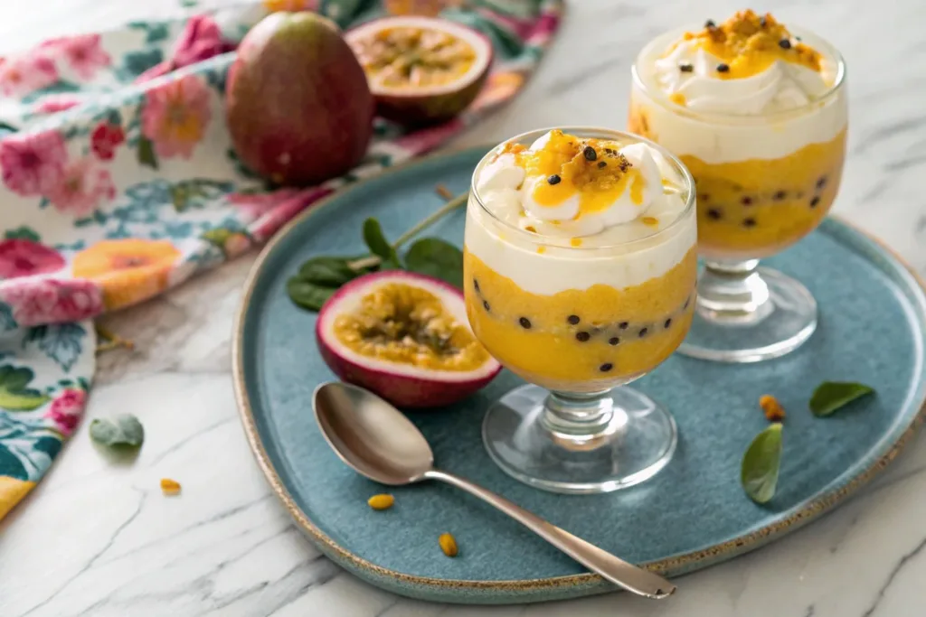 Mango Vanilla Panna Cotta Recipe