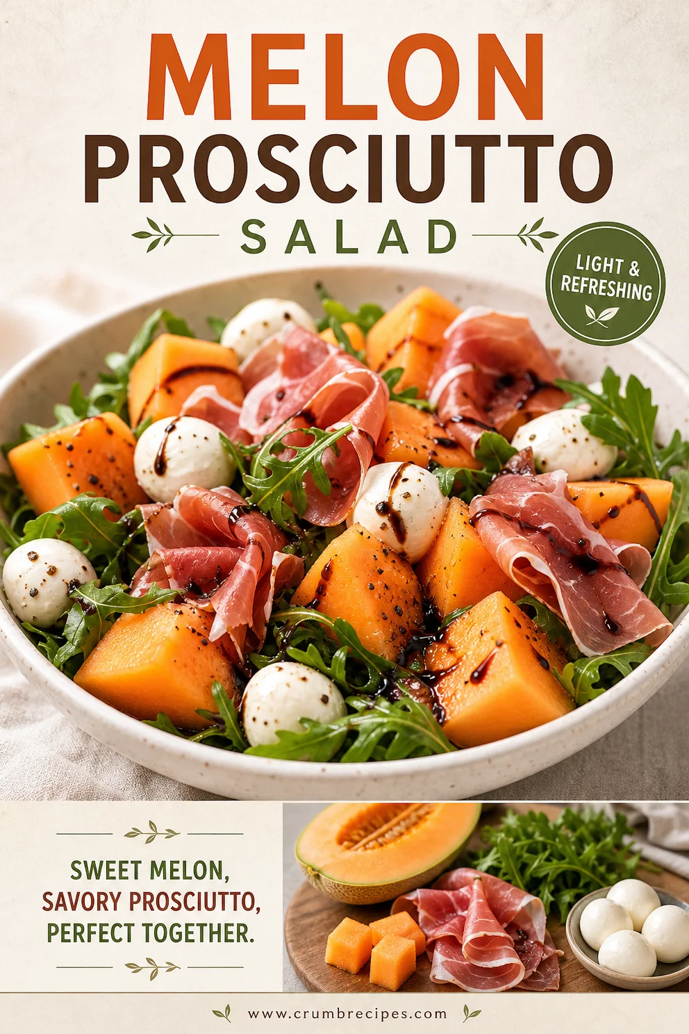 Melon Prosciutto Salad melon prosciutto salad Melon Prosciutto Salad