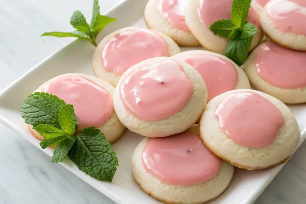 Meltaway Strawberry Lemonade Cookies strawberry lemonade cookies Meltaway Strawberry Lemonade Cookies