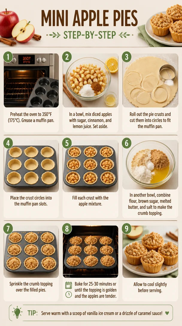 Mini Dutch Apple Pies: Cozy Treats