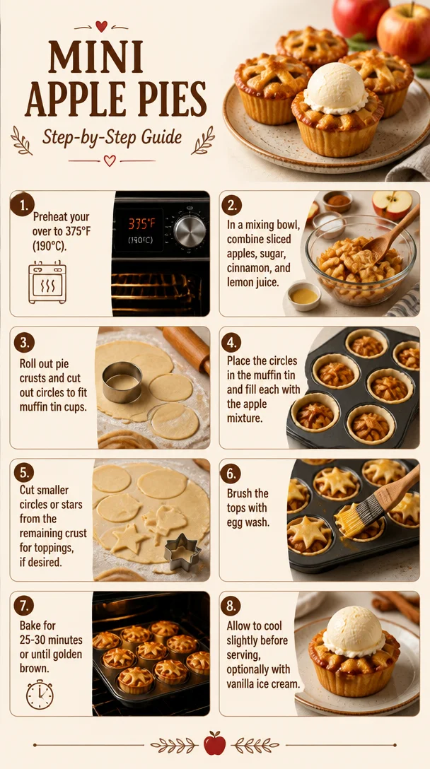 Irresistibly Quick Muffin Tin Mini Apple Pies Recipe mini apple pies Muffin Tin Mini Apple Pies: Easy Recipe